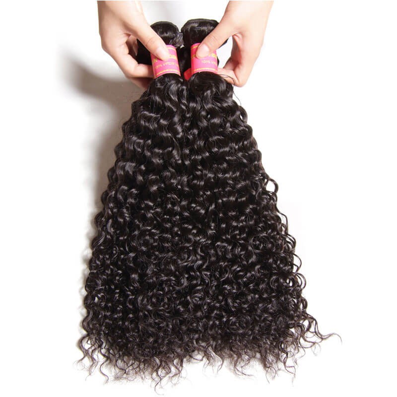 Idolra Unprocessed Virgin Indian Curly Hair Weave 3 Bundles Real Indian Remy Human Hair Deals